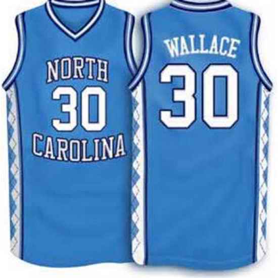 Men Rasheed Wallace North Carolina Tarheels Basketball Jersey